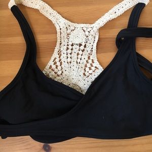 LSpace Joey Crochet Wrap Bikini Top